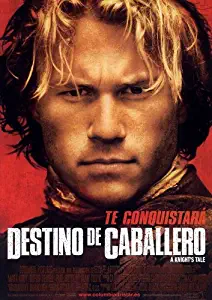 A Knights Tale Movie Poster (27 x 40 Inches - 69cm x 102cm) (2001) Spanish -(Heath Ledger)(Mark Addy)(Rufus Sewell)(Shannyn Sossamon)(Paul Bettany)(Laura Fraser)