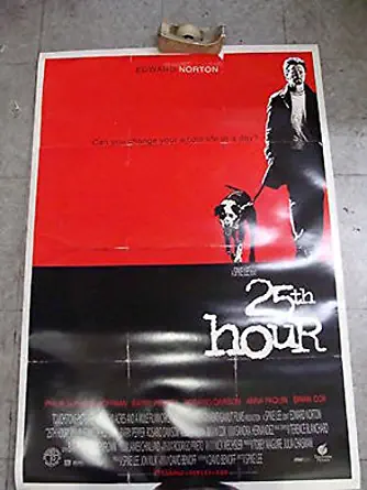 THE 25TH HOUR/ ORIG. U.S. ONE SHEET MOVIE POSTER (SPIKE LEE/EDWARD NORTON) DS