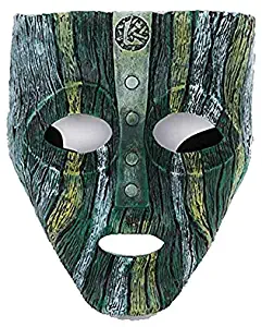 MICG Resin Loki Mask Deluxe Jim Carrey The Mask Halloween Fancy Dress Costume (Loki)