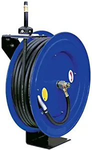 3/8-Inch 100 Feet 100ft Retractable Reel w/ Rubber Air Hose