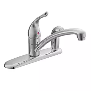 Moen 7434 Chateau One-Handle Low Arc Kitchen Faucet, Chrome