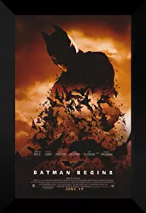 ArtDirect Batman Begins 27x40 FRAMED Movie Poster - Style D 2005