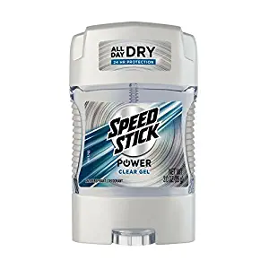 Speed Stick Anti-Perspirant Deodorant Power Clear Gel 3 oz (Packs of 2)