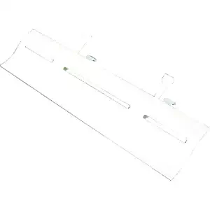 2x Air Wing Slit The Original Air Conditioner Deflector for line-type outlet (linear diffuser) (White, 2 wings)