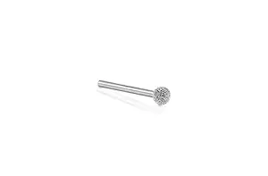 Kutzall Original Sphere Burr, 1/8" Shaft (3.1mm) - Coarse, Tungsten Carbide Coating: 1/4" (6.3mm) Head Diameter x 1/4" (6.3mm) Head Length - S-14-E