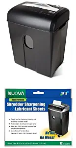 Aurora AU820MA High Security 8-Sheet Professional Micro-Cut Paper/ CD/ Credit Card Shredder and Sharpening and Lubricating Sheets