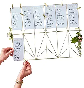 Ginger Ray Wedding Seating Chart Gold Wedding Decorations Wedding Supplies Table Plan for 12 Tables