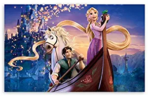 Prague Tangled Boat Scene Movie Poster & 24X36Inches