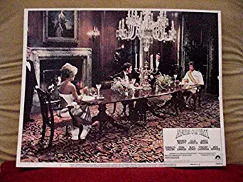 MOVIE POSTER: HEAVEN CAN WAIT-LOBBY CARD #3-1978-MANSION DINNER PARTY VG