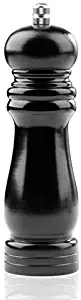 anyilon Home Kitchen Wood Chateauneuf Pepper Mill Shaker Pepper Grinder Black