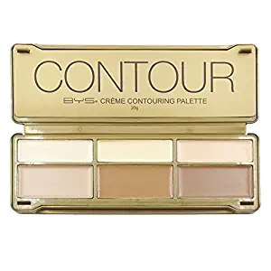 BYS Cream Contouring Palette Tin Collection with Mirror, Crème Contouring Palette, Contour Cream Palette