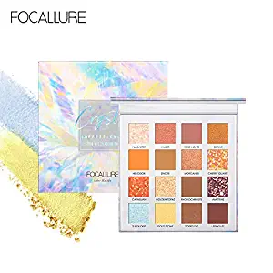 Eyeshadow Palette Makeup Cruelty Free Long Lasting 16 colors (16 colors Summer)