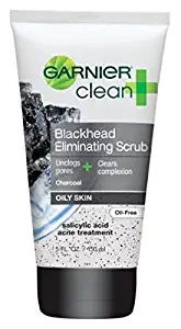 Garnier Clean Scrub Blackhead Eliminating 5 Ounce (145ml) (2 Pack)