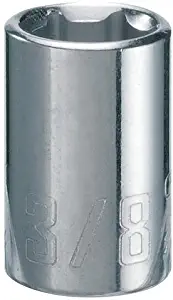 CRAFTSMAN Shallow Socket, SAE, 1/4-Inch Drive, 3/8-Inch, 6-Point (CMMT43497)