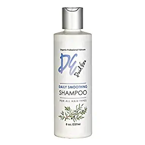 Daily Smoothing Shampoo For All Hair Types by David Ezra DE Pro Haircare - Made with Organic Ingredients - All Natural - Smoothing Shampoo - Organic - Sulfate Free - Safe for Color Treated & Keratin