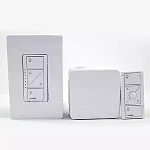 Lutron P-BDGPRO-PKG1W Wireless Dimmer Pro Kit With Smart Bridge 120 Volt White Caseta