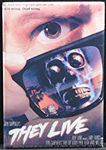 They Live Movie Poster Refrigerator Magnet.