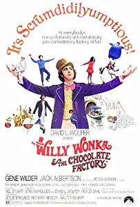 Willy Wonka and the Chocolate Factory Movie Poster (27 x 40 Inches - 69cm x 102cm) (1971) -(Gene Wilder)(Jack Albertson)(Denise Nickerson)(Peter Ostrum)(Roy Kinnear)(Aubrey Woods)