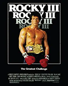 Rocky III (Sylvester Stallone) The Greatest Challenge Classic Movie Film Score Postcard Poster Print 11x14