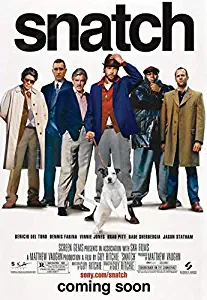 Snatch Guy Ritchie Movie Poster Prints Wall Art Decor Unframed,32x22 16x12 Inches,Multiple Patterns Available