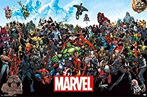 Trends International Marvel Comics The Lineup Wall Poster 22.375