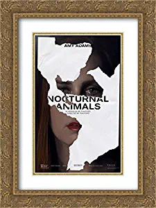 Nocturnal Animals 18x24 Double Matted Gold Ornate Framed Movie Poster Art Print