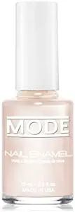 Mode, Nail Enamel (Soft Light-Pink Cashmere Beige in Delicate Pearl - Shade #179) .50 FL OZ, Long Wear, High Gloss, Chip Resistant, Cruelty-Free, Vegan, Salon Nail Polish, Made in Beautiful NY USA