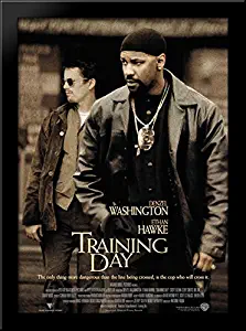 Training Day 28x38 Large Black Wood Framed Print Movie Poster Art