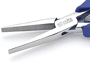 Flat Nose Pliers 6'' | schmitz 4421HS22 | with long, smooth jaws | ESD - Dissipative | Hightech tool for professionals | Made in Germany - Solingen