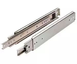 Drawer Slide, Full Extension, 28 in., Heavy Duty, 500 lb. Capacity, Zinc