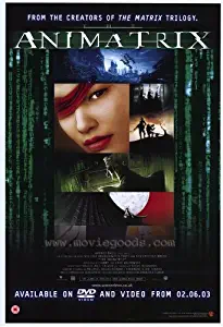 Animatrix Poster 27x40 Carrie-Anne Moss Keanu Reeves Dwight Schultz