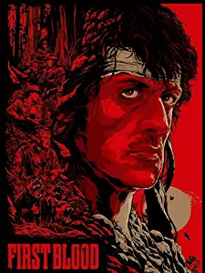 PhotoSight Rambo First Blood Sylvester Stallone Movie 32x24 Print Poster