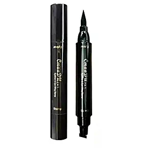 Winged Eyeliner Stamp-Perfect Wing Cat Eye Stamp, Long Lasting Liquid Eye Liner, Waterproof & Smudgeproof Makeup,Vamp Style Wing, 2 Wingliner Pens In A Pack (Small)