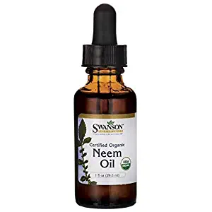 Swanson Neem Oil Certified Organic 1 fl Ounce (29.6 ml) Liquid