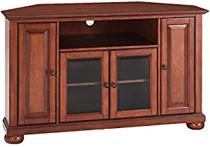 Crosley Furniture Alexandria 48-inch Corner TV Stand - Classic Cherry