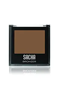 Bronzer by Sacha Cosmetics, Best Bronzing Face Powder Blush Makeup to be used as a Highlighter or for Strobing, 0.27 oz, Bewitched