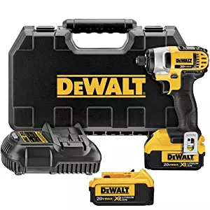 DEWALT DCF885M2 20V MAX Lithium Ion 1/4-Inch Impact Driver Kit