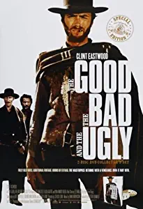 Tomorrow sunny 24X36 INCH / ART SILK POSTER / The Good the Bad and the Ugly (1966) Movie Poster Clint Eastwood home deco by Tomorrow sunny