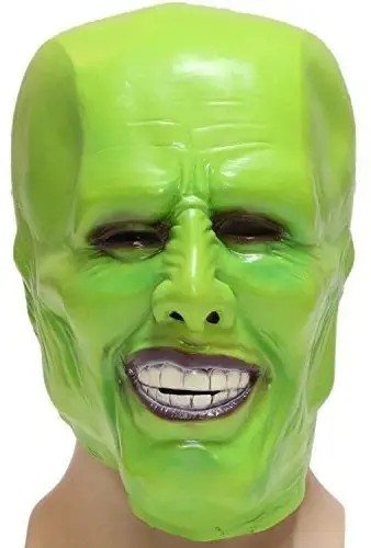 The Mask Stanley Ipkiss Jim Carrey Green Smokin Rubber Mask