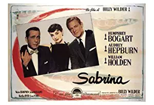 Sabrina Audrey Hepburn Huge Vintage PAPER Movie Poster Measures 40 x 27 Inches (100 x 70 cm ) approx