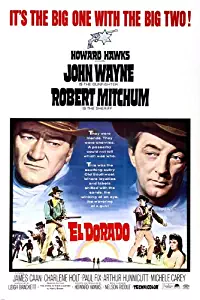 EL DORADO movie poster john WAYNE robert MITCHUM guns OLD SOUTHWEST 24X36 (reproduction, not an original)