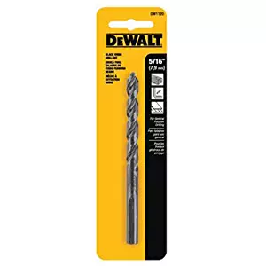 DEWALT DW1120 5/16-Inch Black Oxide Split Point Twist Drill Bit