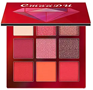 HUCCZ 9 Colors Cosmetic Powder Eyeshadow Palettes Makeup Natural Shimmer Matt Set 20ml