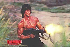 MariposaPrints 65536 Rambo: First Blood 2 Movie ylvester Stallone Decor Wall 36x24 Poster Print