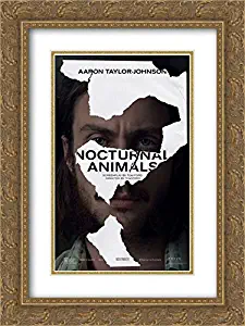 Nocturnal Animals 18x24 Double Matted Gold Ornate Framed Movie Poster Art Print