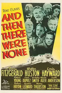 And Then There Were None Movie Poster or Canvas