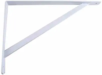 John Sterling THE MAX BRACKET Shelf Bracket, 20-inch, Warm White, 0049-20WTH