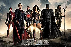 Justice League - Movie Poster / Print (The Heroes - Superman, Batman, Wonder Woman...) (Size: 36" x 24") (By POSTER STOP ONLINE)