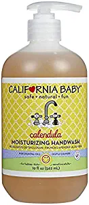 California Baby Calendula Moisturizing Hand Wash (19 ounces) | 100% plant-based | Gentle Cleanser with Pure Essential Oils | French Lavender and Clary Sage | Skin Soft Calendula Extract