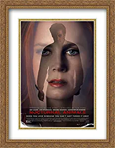 Nocturnal Animals 28x36 Double Matted Large Large Gold Ornate Framed Movie Poster Art Print